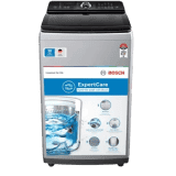 BOSCH Fully Automatic Top Load Washing Machine | WOI653S0IN | 6.5 kg | 5 Star | Silver