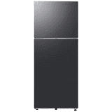 SAMSUNG AI Double Door Refrigerator | 396 L | 2 Star | Black Matt | RT41DG6A2BB1