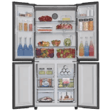 Haier Frost Free French Door Bottom Mount Refrigerator | HRB-550KS | 2 Star | 531 L | Black Steel