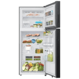SAMSUNG AI Double Door Refrigerator | 396 L | 2 Star | Black Matt | RT41DG6A2BB1
