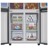 Haier Frost Free French Door Bottom Mount Refrigerator | HRB-550KS | 2 Star | 531 L | Black Steel