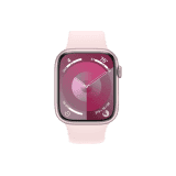 APPLE WATCH SERIES 9 | 45MM | S/M SIZE | GPS | PINK ALUMINIUM LIGHT PINK SPORT BAND
