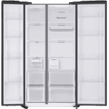 SAMSUNG 644 L Frost Free Side by Side 3 Star Refrigerator | RS76CG8133B1HL | Black Matt