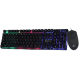 Zebronics Zeb-War Gaming Keyboard and Mouse Combo with Gold plated USB | Multi color LED with 4 modes