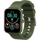 fire boltt REBEL 46.5mm | 1.83 HD full touch display | multiple sports modes Smartwatch | Olive Green Strap