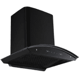 Hindware Chromia Blk 60 Auto Clean Chimney | 60 cm | Black