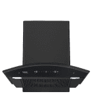 Hindware Chromia Blk 60 Auto Clean Chimney | 60 cm | Black