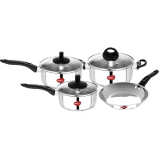 Pigeon | Stainless Steel Essentials 7 Piece Induction Bottom Cookware Set