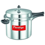 Prestige popular aluminium Outer Lid Pressure Cooker | 10 L |  Silver |  10030