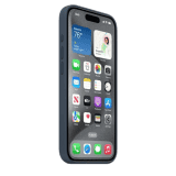 Apple iPhone 15 Pro Case | Silicone with MagSafe |  Storm Blue