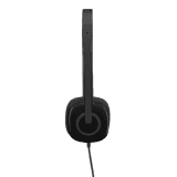 Logitech H151 Wired On Ear Headphones | With Mic | Black