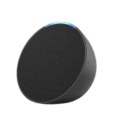 amazon Echo Pop Bluetooth Speaker | Built in Alexa | Smart Wi Fi Speaker | Balanced Bass | Black