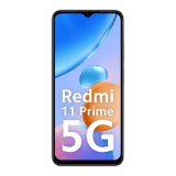 REDMI 11 Prime 5G | 64 GB/4 GB RAM | CHROME SILVER