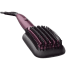 Philips Hair Straightening Brush | Silk Protect Technology I Naturally Straight hair in 5 Mins I BHH730/00