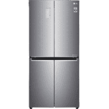 LG 594 L Frost Free Side by Side Refrigerator with Four Door | Shiny Steel | GC-B22FTLPL
