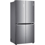 LG 594 L Frost Free Side by Side Refrigerator with Four Door | Shiny Steel | GC-B22FTLPL