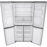 LG 594 L Frost Free Side by Side Refrigerator with Four Door | Shiny Steel | GC-B22FTLPL