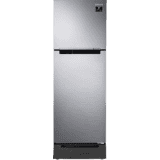SAMSUNG 253 L Frost Free Double Door 3 Star Refrigerator with Base Drawer-RT28T3123SL/HL | EZ Clean Steel
