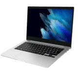 Samsung Galaxy Book Go Qualcomm Snapdragon 7c Gen 2 | 4 GB | 128 GB EMMC Storage | Windows 11 Home | Thin and Light Laptop | Silver | NP340XLA-KA1IN
