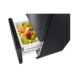 SAMSUNG 580 L Frost Free French Door Bottom Mount Convertible Refrigerator RF57A5032B1/TL | Black Matt