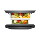 SAMSUNG 580 L Frost Free French Door Bottom Mount Convertible Refrigerator RF57A5032B1/TL | Black Matt