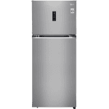 LG 423 Litres 3 Star Frost Free Double Door Refrigerator | Convertible | GL-T422VPZX.DPZZEB | Shiny Steel