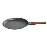 ‎Preethi Artistic Collection Die Cast Non Stick Tawa | 27 cm | 5 Star | Non Stick Effect Cook & Serve | Ocean Green