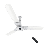 Atomberg Studio+ High Air Ceiling Fan With Remote | 1200mm | LED | Marble White
