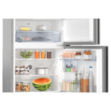 Bosch Series 4 | 364 L | Frost Free Triple Door Convertible Refrigerator with Temperature Display | CMC36K05NI, | Smoky Steel
