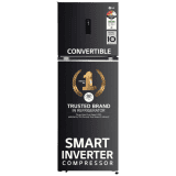 LG 343 L Frost Free Double Door Refrigerator | 3 Star | Ebony Sheen | GL-T382TESX