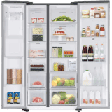 SAMSUNG Direct Cool Side by Side Refrigerator | 3 Star | 615 L | RS7HCG8543SLHL | EZ Clean Steel