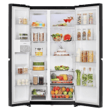 LG 655 L Frost Free Inverter Side by Side Refrigerator  | GL-B257HWBY | Express Freezing | Multi Air-Flow) | Western Black |