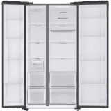 SAMSUNG 653 L Frost Free Side by Side 5 Star Refrigerator | RS76CG8115B1HL | Black Matt