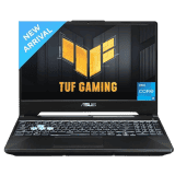 ASUS TUF Gaming Laptop | FX706HF-HX018W | 8 GB | 512 GB SSD | Intel Core i5 | 11th Gen | 11400H | Windows 11 Home | 4 GB Graphics | NVIDIA GeForce RTX 2050 | Graphite Black