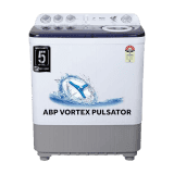 Haier Voltex Pulsator Semi-Automatic Top Load Washing Machine | 8 Kg | 5 Star | 2023 Model | HTW80-186