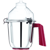 BAJAJ 4701 GX 800 Mixer Grinder | 4 Jars | Red, White