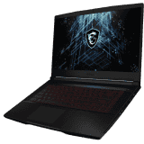 MSI Gaming Laptop |15.6 Inch | GF63 Thin 11SC-1298IN | Core i7 11800H 11th Gen | 16 GB/1 TB HDD/256 GB SSD/Windows 11 Home/4 GB Graphics/NVIDIA GeForce GTX 1650 | Black