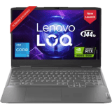 Lenovo LOQ Intel Core i5 12th Gen Gaming Laptop | 82XV00F7IN | 16GB / 512GB | SSD/Windows 11 Home/8 GB Graphics/NVIDIA GeForce RTX 4060 | Storm Grey