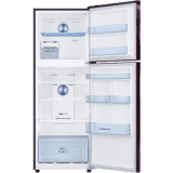 SAMSUNG 301 L Frost Free Double Door 2 Star Convertible Refrigerator | RT34C45224R/HL | Rythmic Twirl Red |