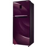 SAMSUNG 301 L Frost Free Double Door 2 Star Convertible Refrigerator | RT34C45224R/HL | Rythmic Twirl Red |