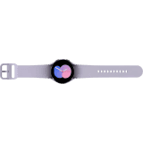 SAMSUNG Watch 5 40mmSuper AMOLED displayBluetooth calling & body composition tracking | Silver with purple strap