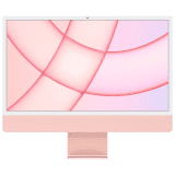 Apple 2021 iMac with 4.5K Retina display M1 | 8 GB Unified/256 GB SSD/Mac OS Big Sur/24 Inch Screen/MGPM3HN/A | Pink