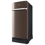 Samsung Direct Cool Single Door Refrigerator | 189 L | 5 Star | Luxe Brown | RR21C2H25DX/HL