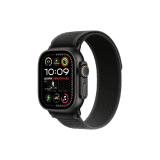 Apple Watch Ultra 2 | 49mm | S/M | Black Titanium Case with Black Trail Loop | Black Strap