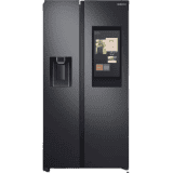 SAMSUNG 657 L Frost Free Side by Side Refrigerator | Gentle Black Matt | RS74T5F01B4/TL