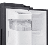 SAMSUNG 657 L Frost Free Side by Side Refrigerator | Gentle Black Matt | RS74T5F01B4/TL