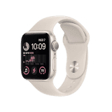 Apple Watch SE 2nd Gen | 40mm | Aluminium Case Starlight Sport Band (M/L) | Starlight