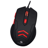 ZEBRONICS Feather Wired Optical Gaming Mouse USB 2.0 | Black
