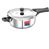 Prestige Svachh Triply 3.5 L Induction Bottom Pressure Cooker | Aluminium | Stainless Steel