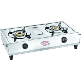 Prestige Agni Classic Manual Gas Stove | 2 Burners | Stainless Steel